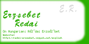 erzsebet redai business card